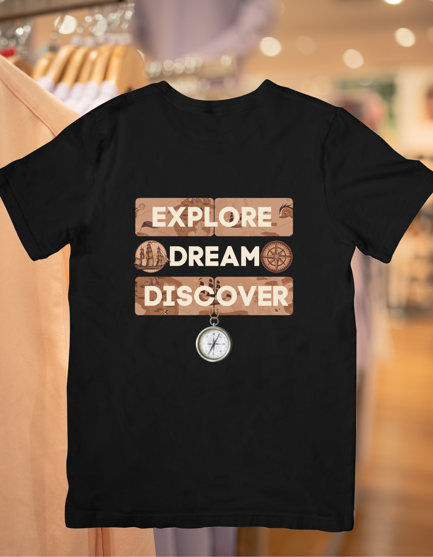 Explore Dream DIscover Unisex Half Sleeve T-Shirt