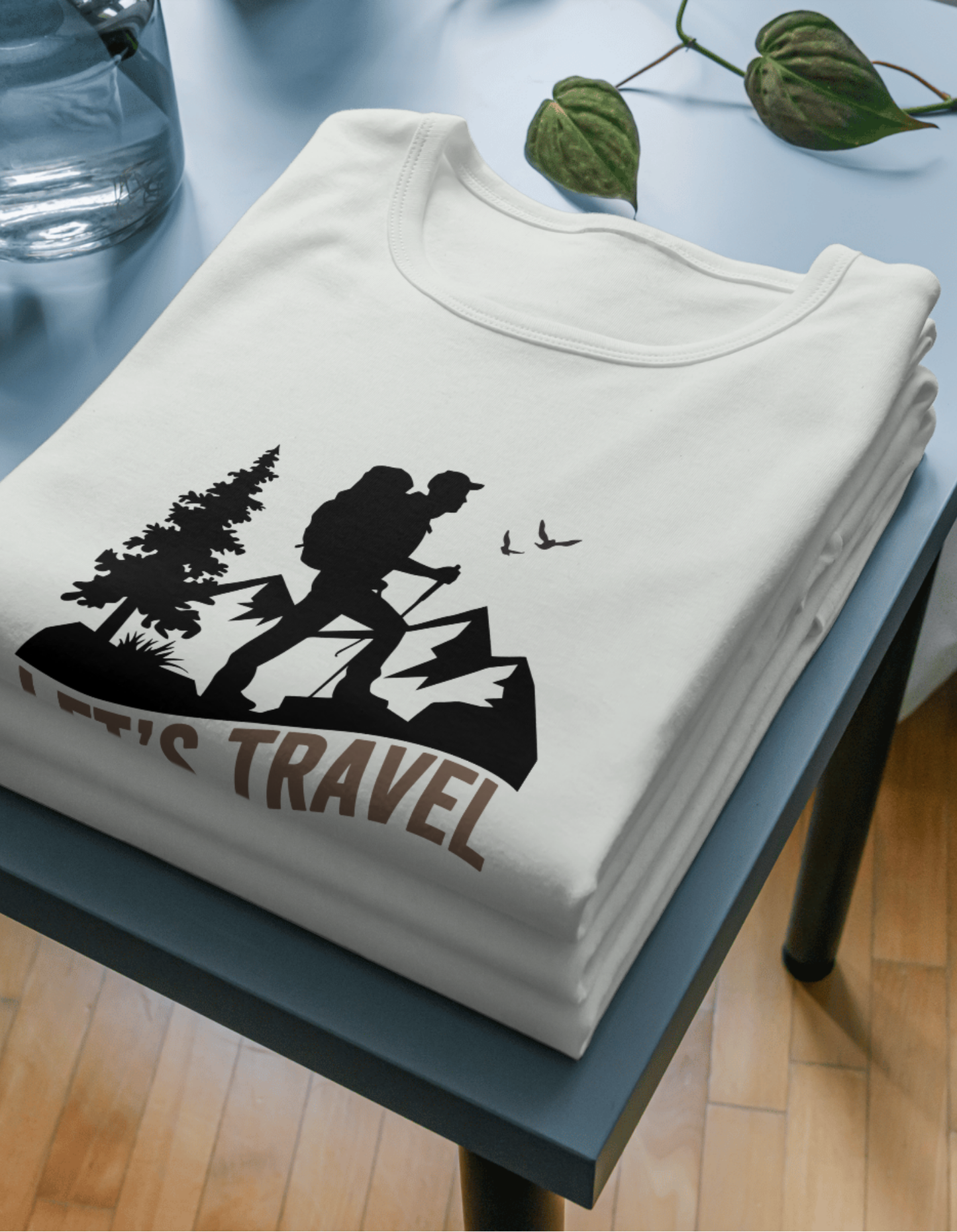 Let's Travel Unisex Half Sleeve T-Shirt