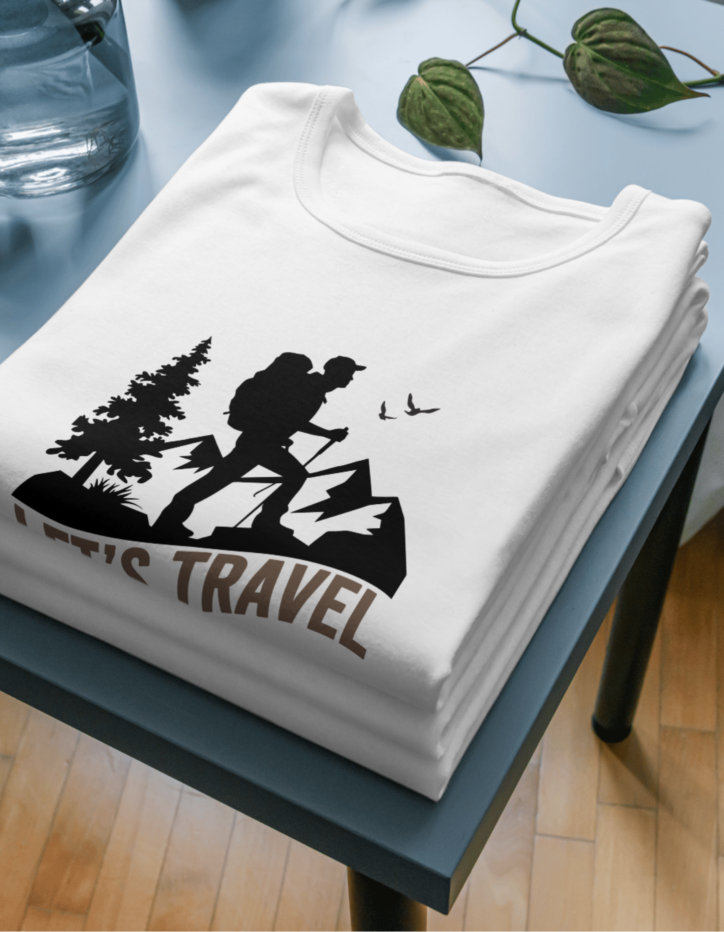 Let's Travel Unisex Half Sleeve T-Shirt