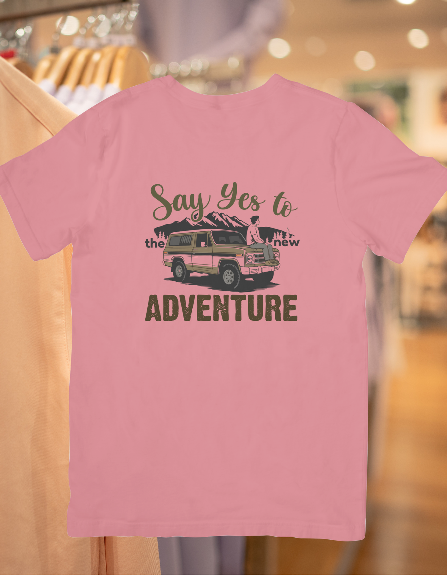 Say Yes To Adventure Unisex Half Sleeve T-Shirt