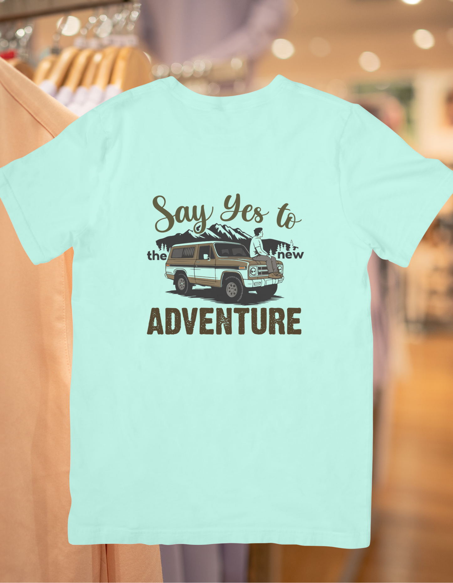 Say Yes To Adventure Unisex Half Sleeve T-Shirt