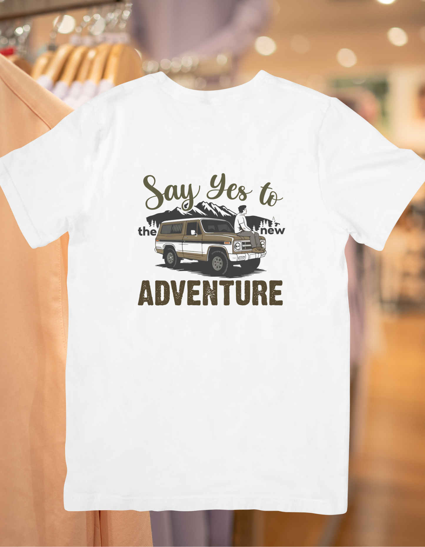 Say Yes To Adventure Unisex Half Sleeve T-Shirt