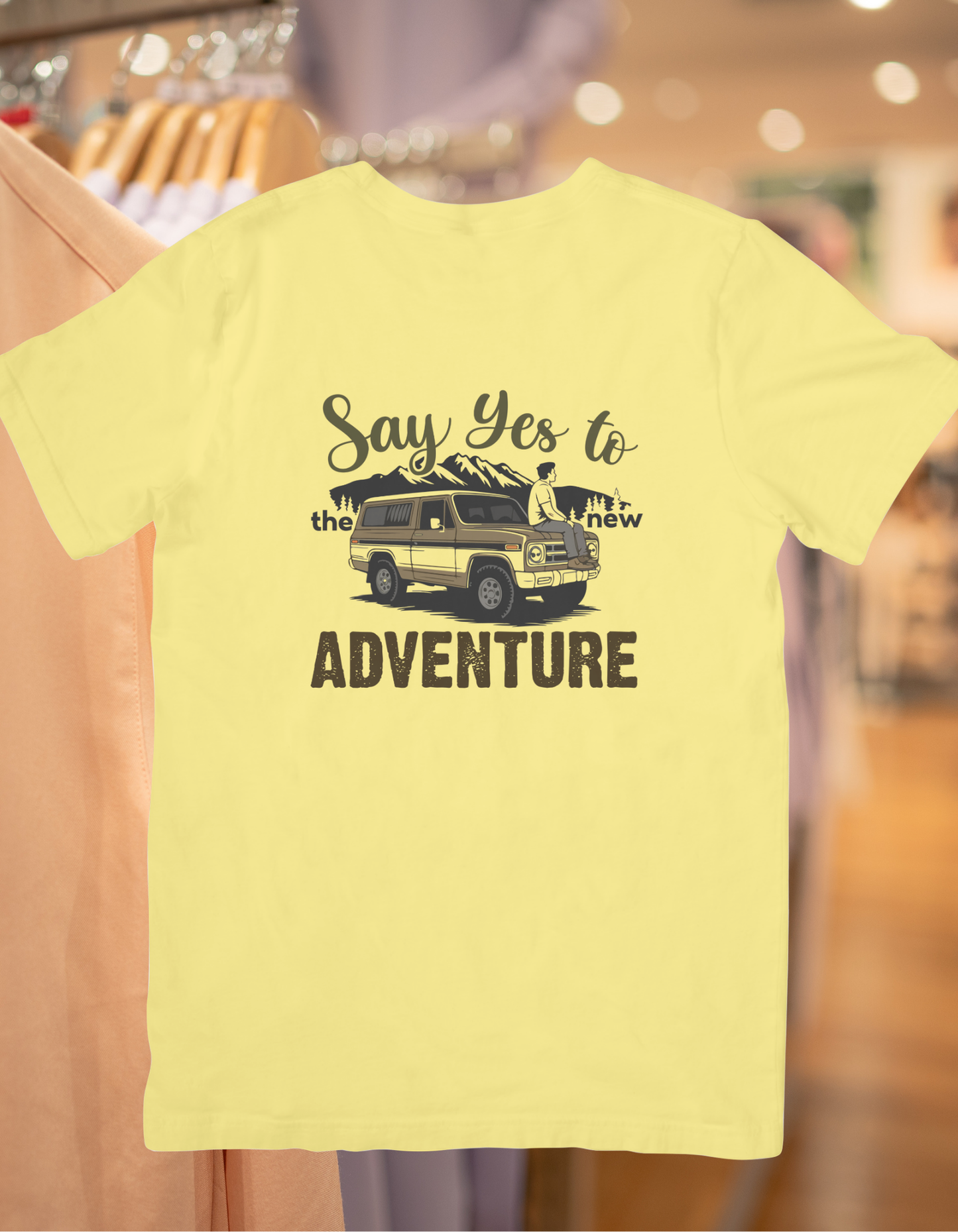 Say Yes To Adventure Unisex Half Sleeve T-Shirt