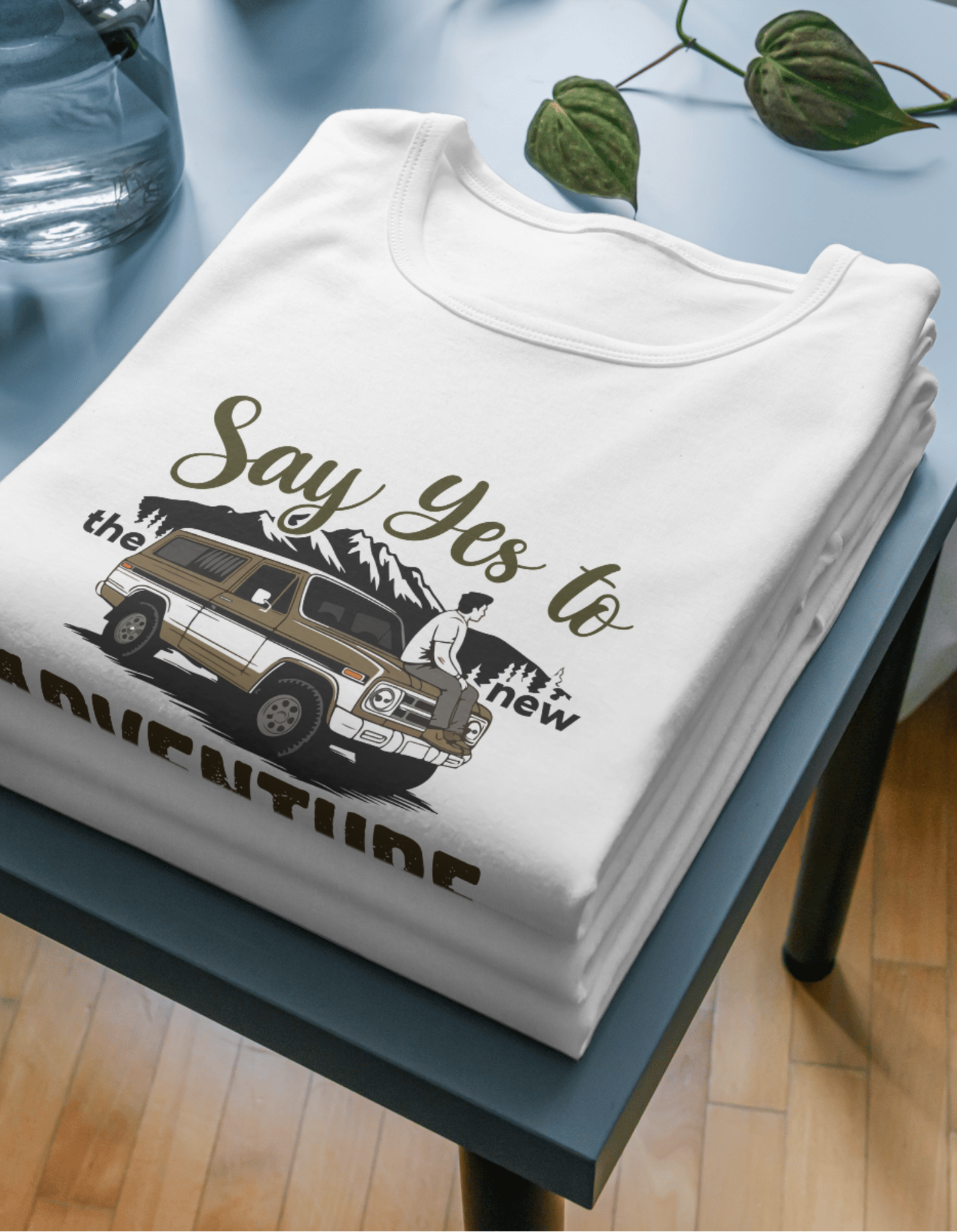 Say Yes To Adventure Unisex Half Sleeve T-Shirt
