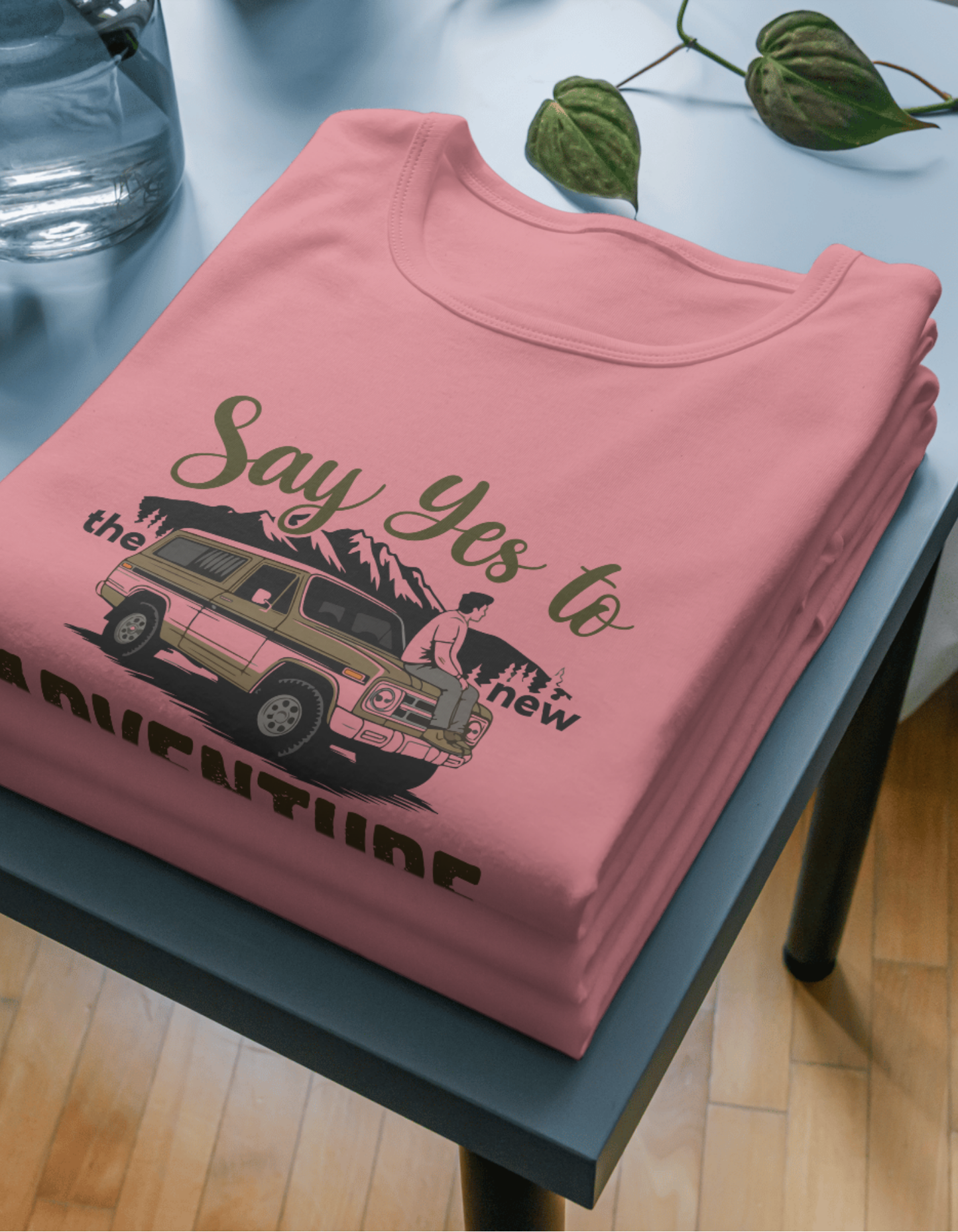 Say Yes To Adventure Unisex Half Sleeve T-Shirt