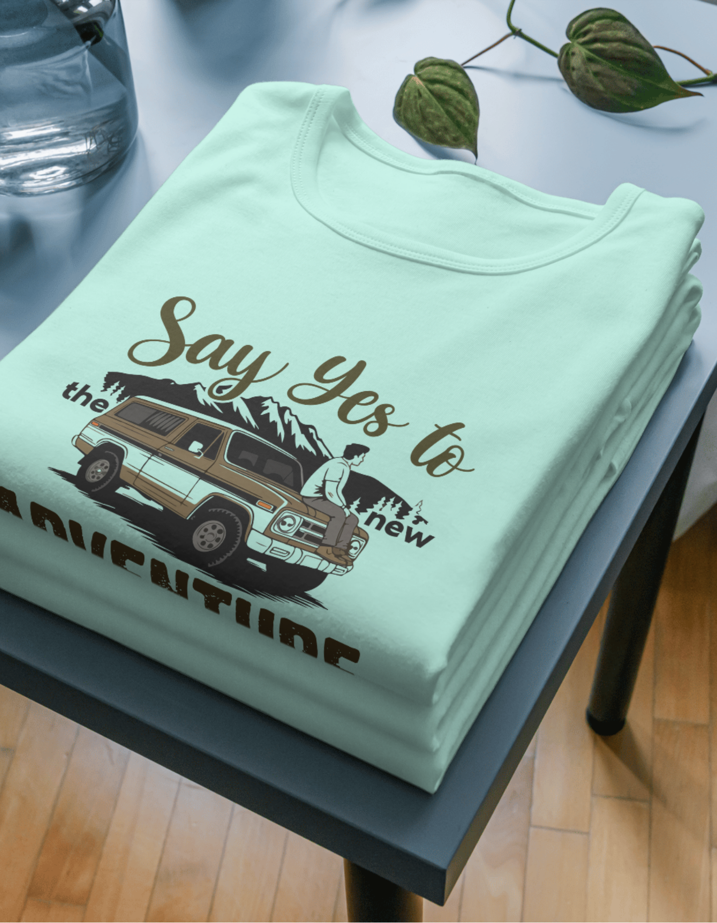 Say Yes To Adventure Unisex Half Sleeve T-Shirt