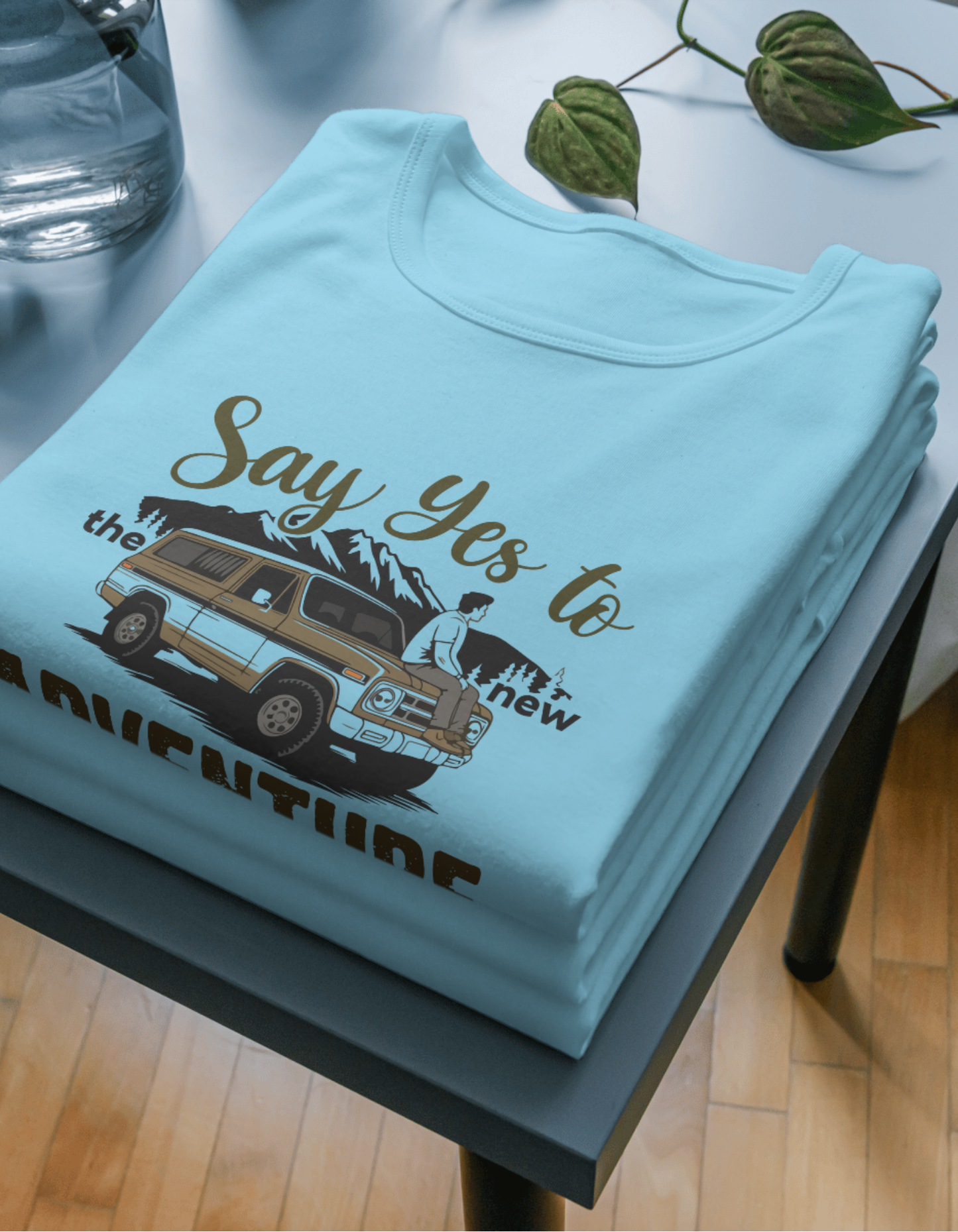 Say Yes To Adventure Unisex Half Sleeve T-Shirt