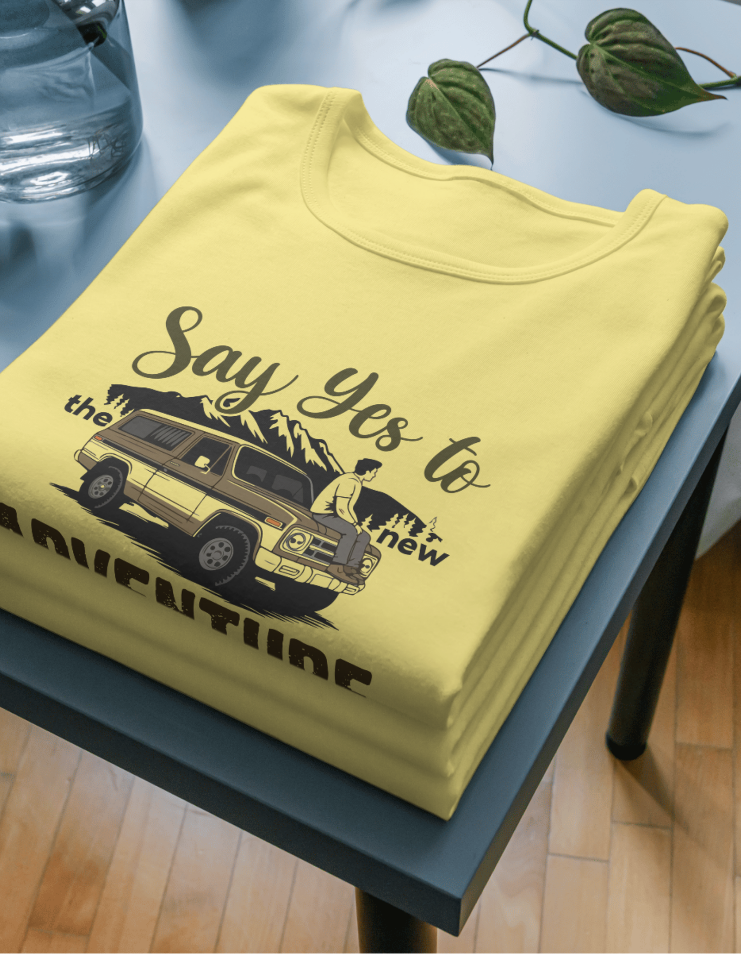 Say Yes To Adventure Unisex Half Sleeve T-Shirt