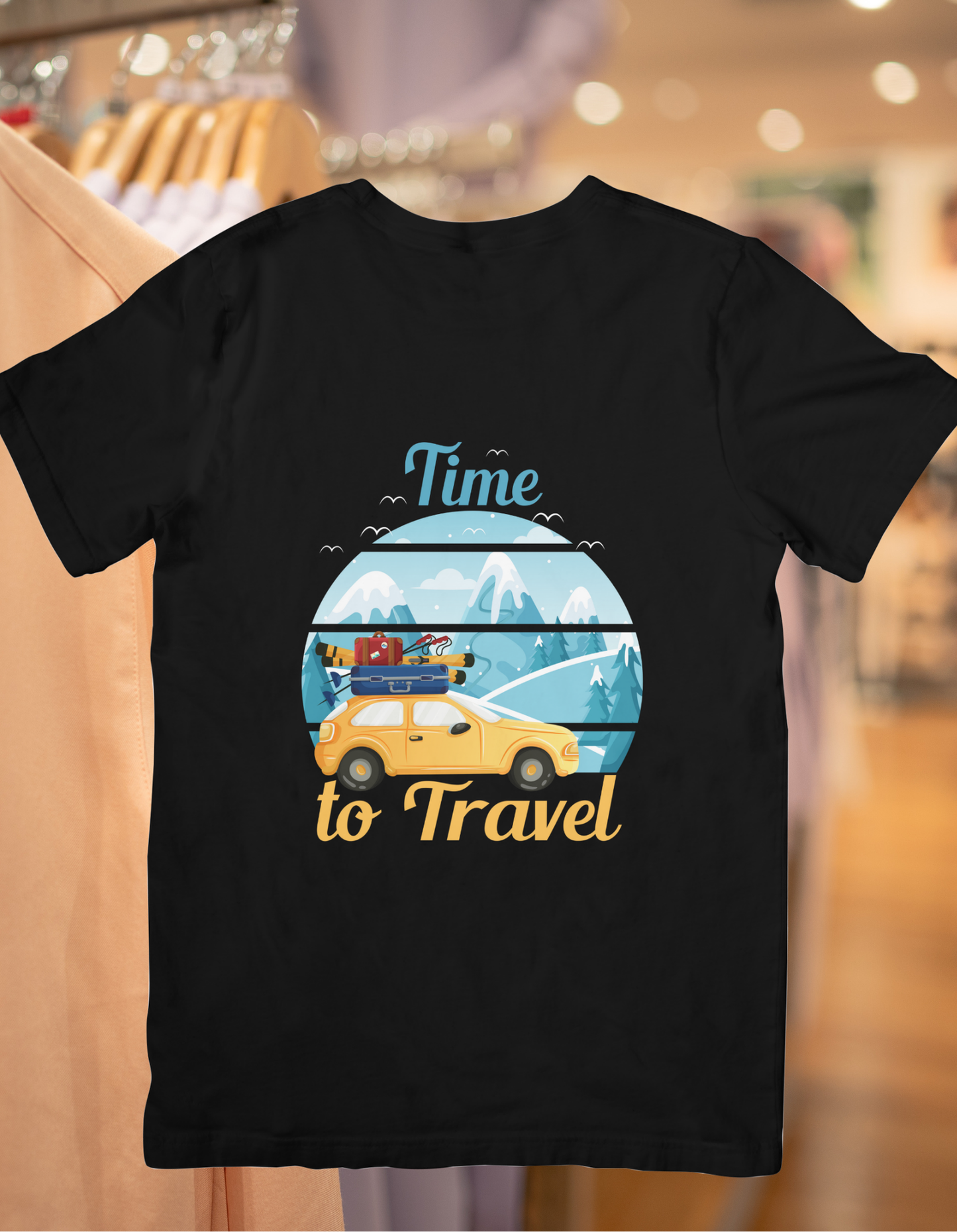 Time To Travel Unisex Half Sleeve T-Shirt