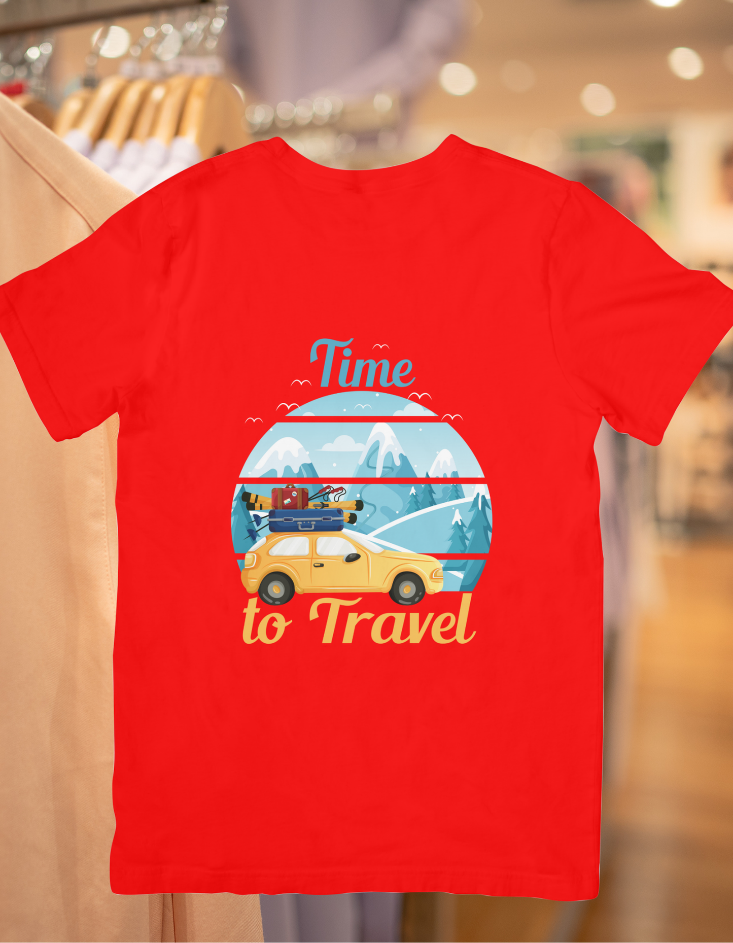 Time To Travel Unisex Half Sleeve T-Shirt