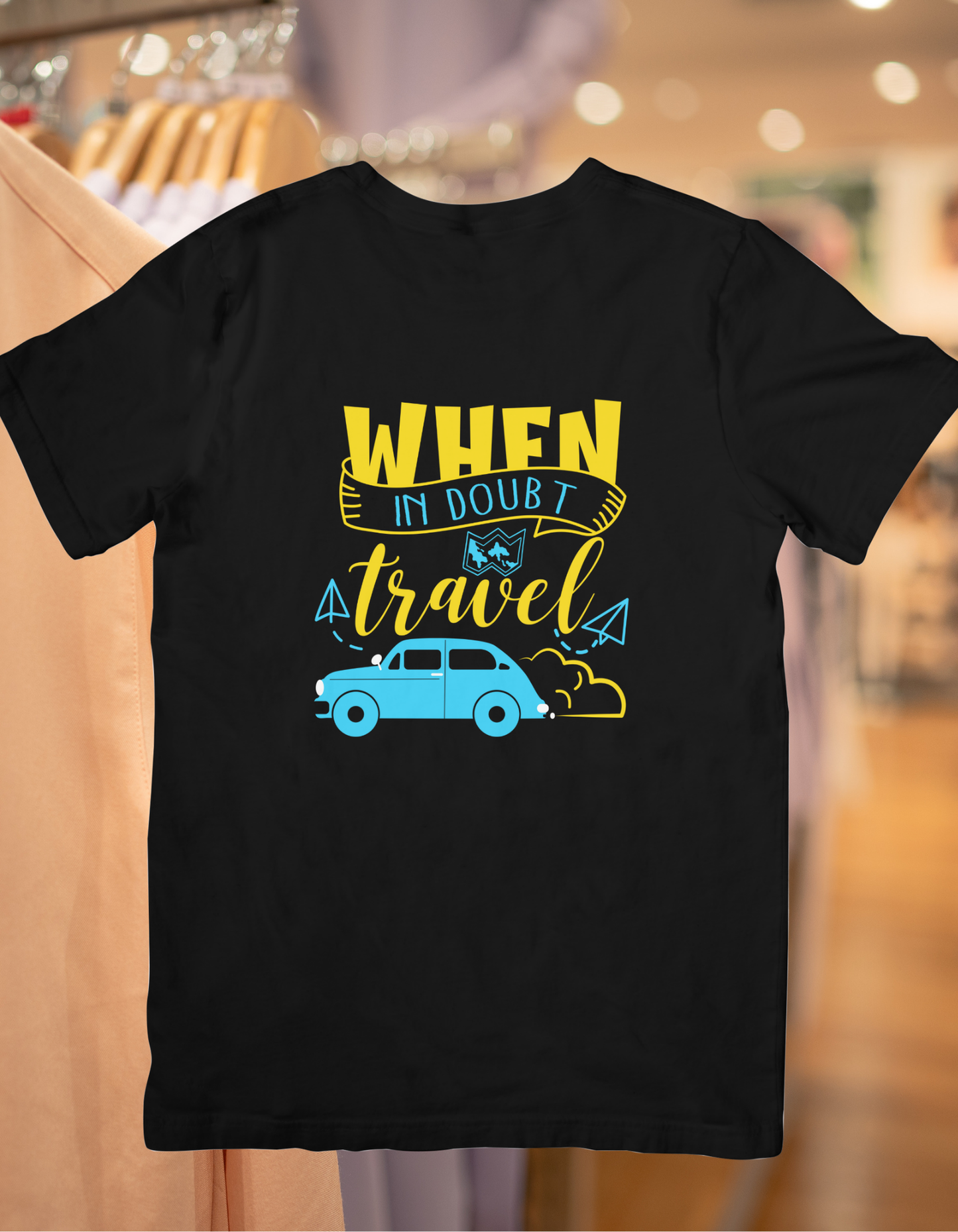 When In Doubt Travel Unisex Half Sleeve T-Shirt