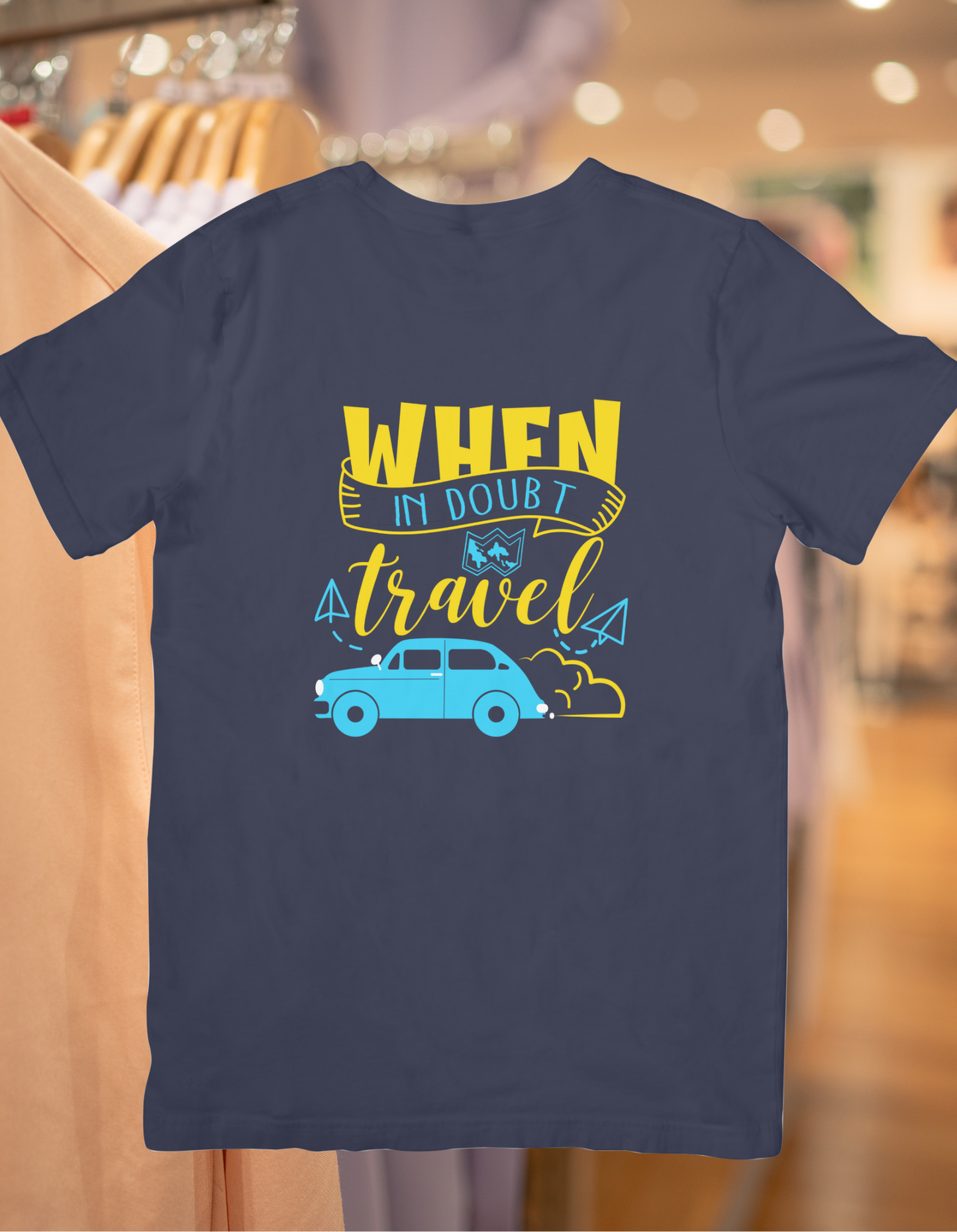 When In Doubt Travel Unisex Half Sleeve T-Shirt