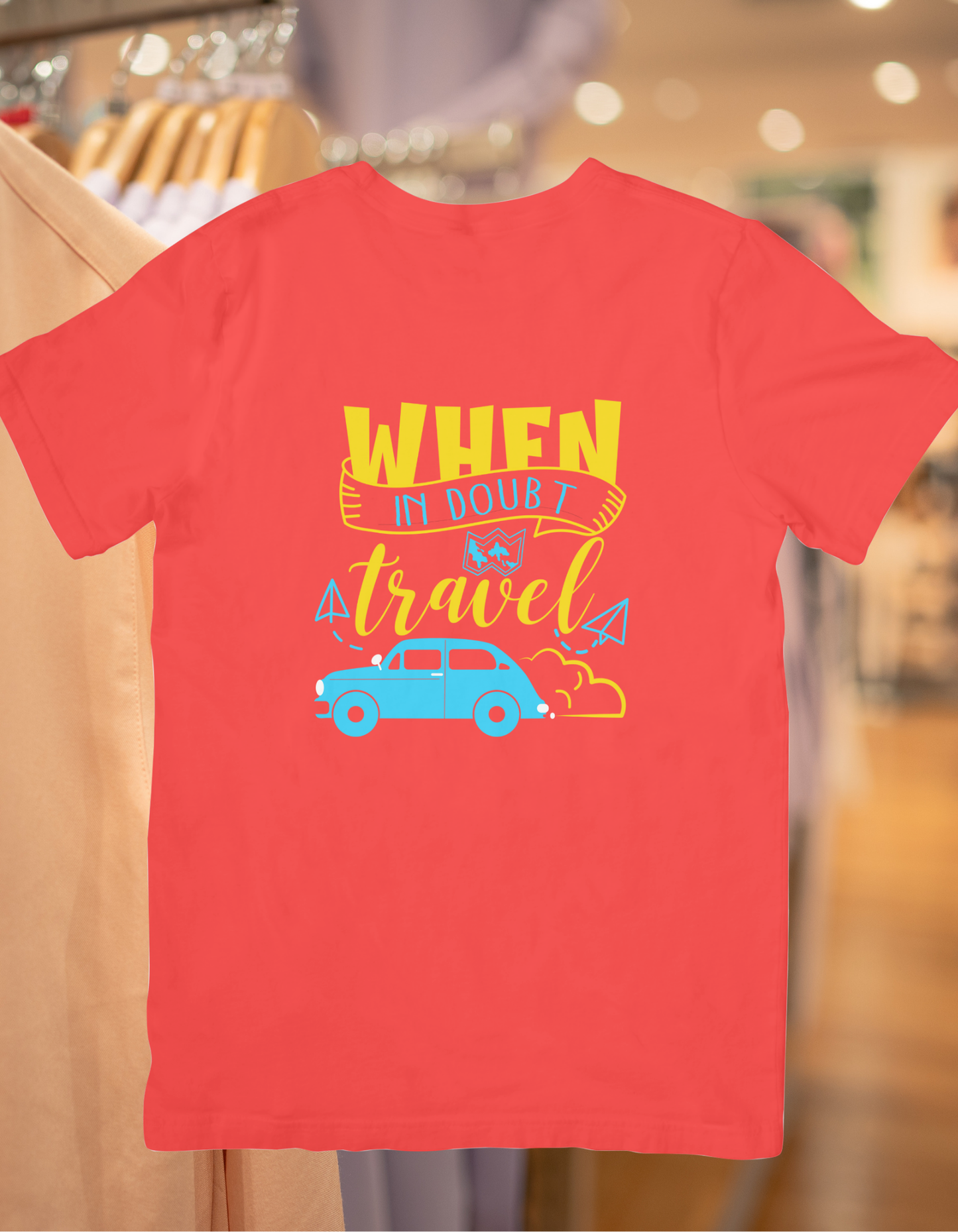 When In Doubt Travel Unisex Half Sleeve T-Shirt