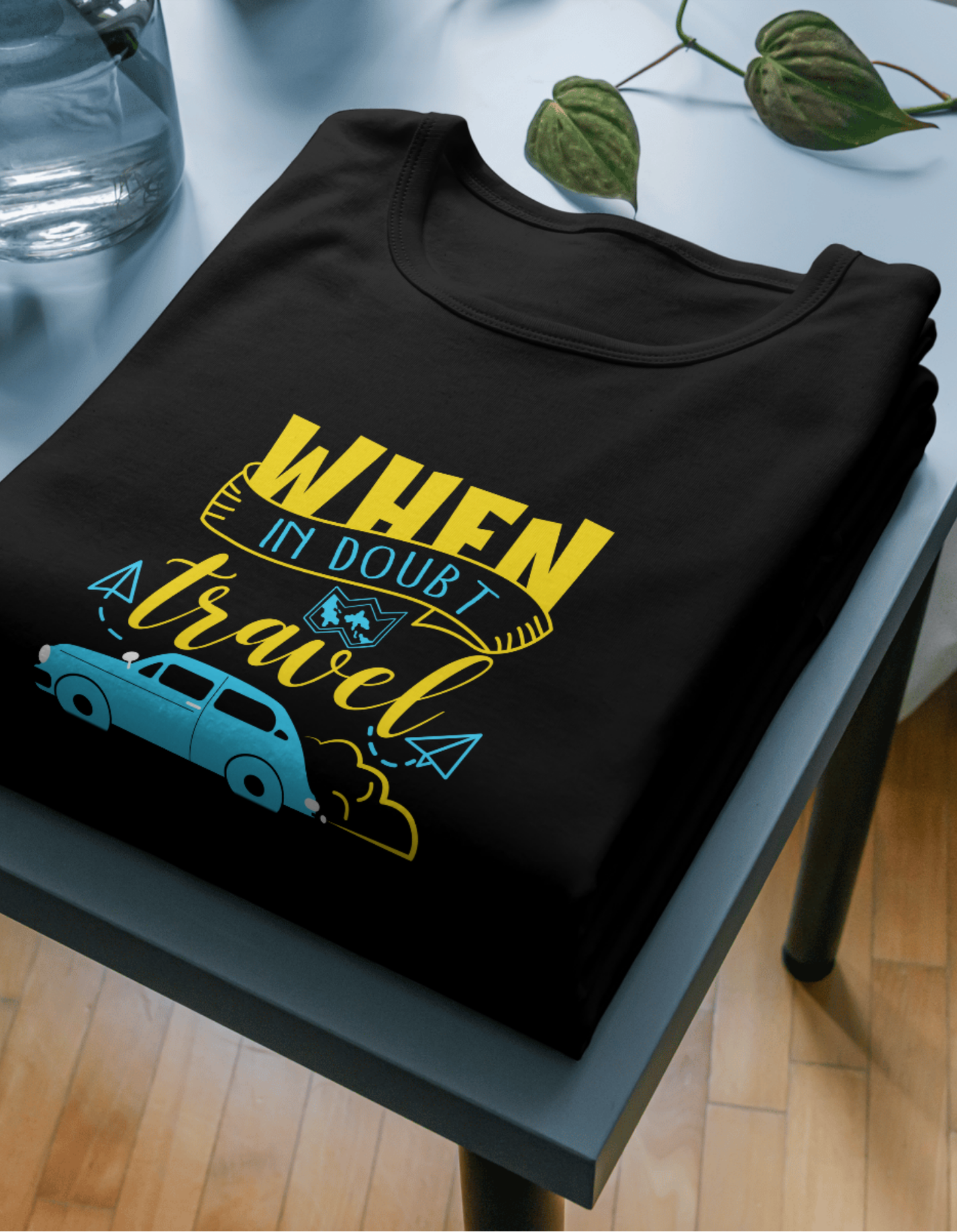 When In Doubt Travel Unisex Half Sleeve T-Shirt
