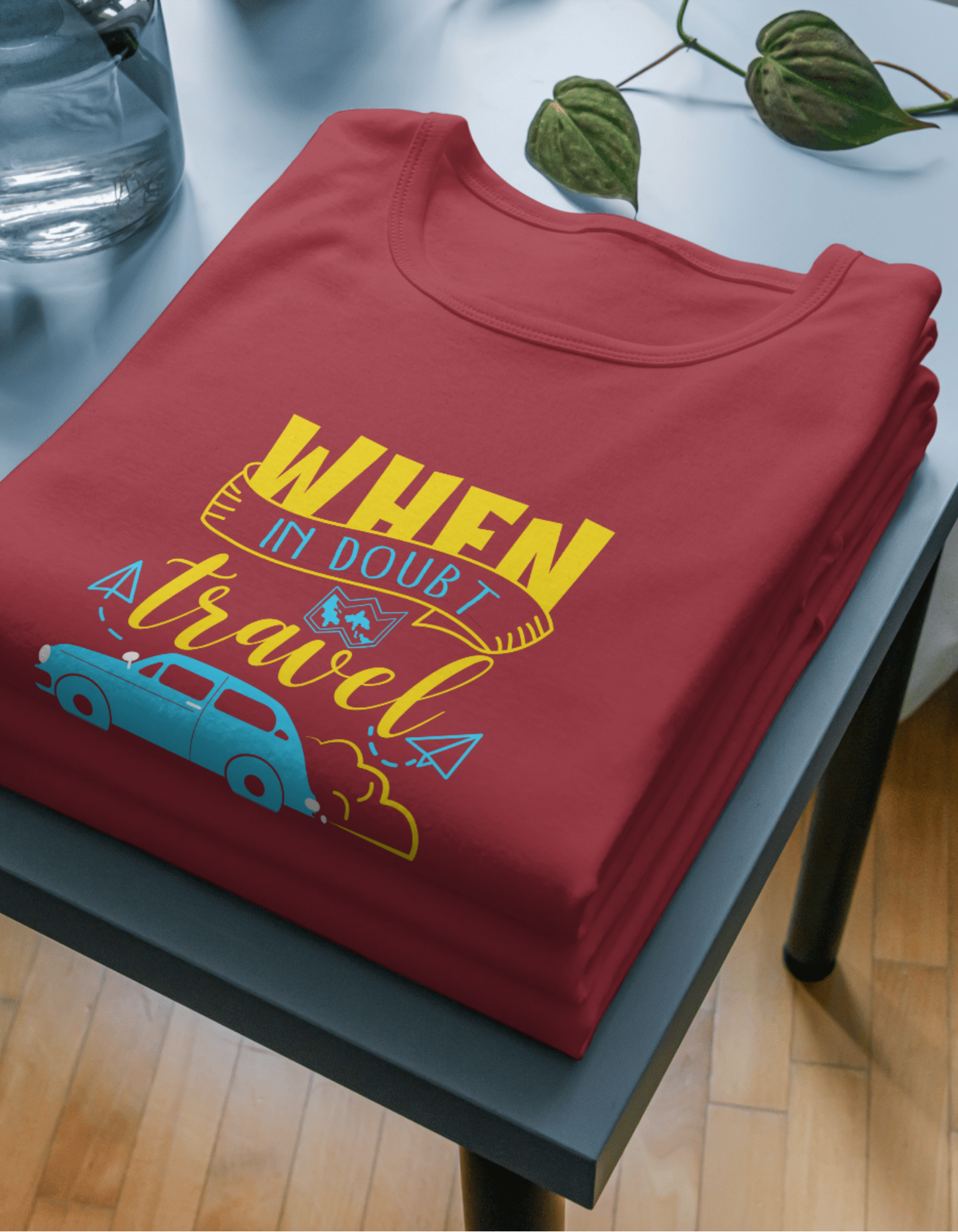 When In Doubt Travel Unisex Half Sleeve T-Shirt