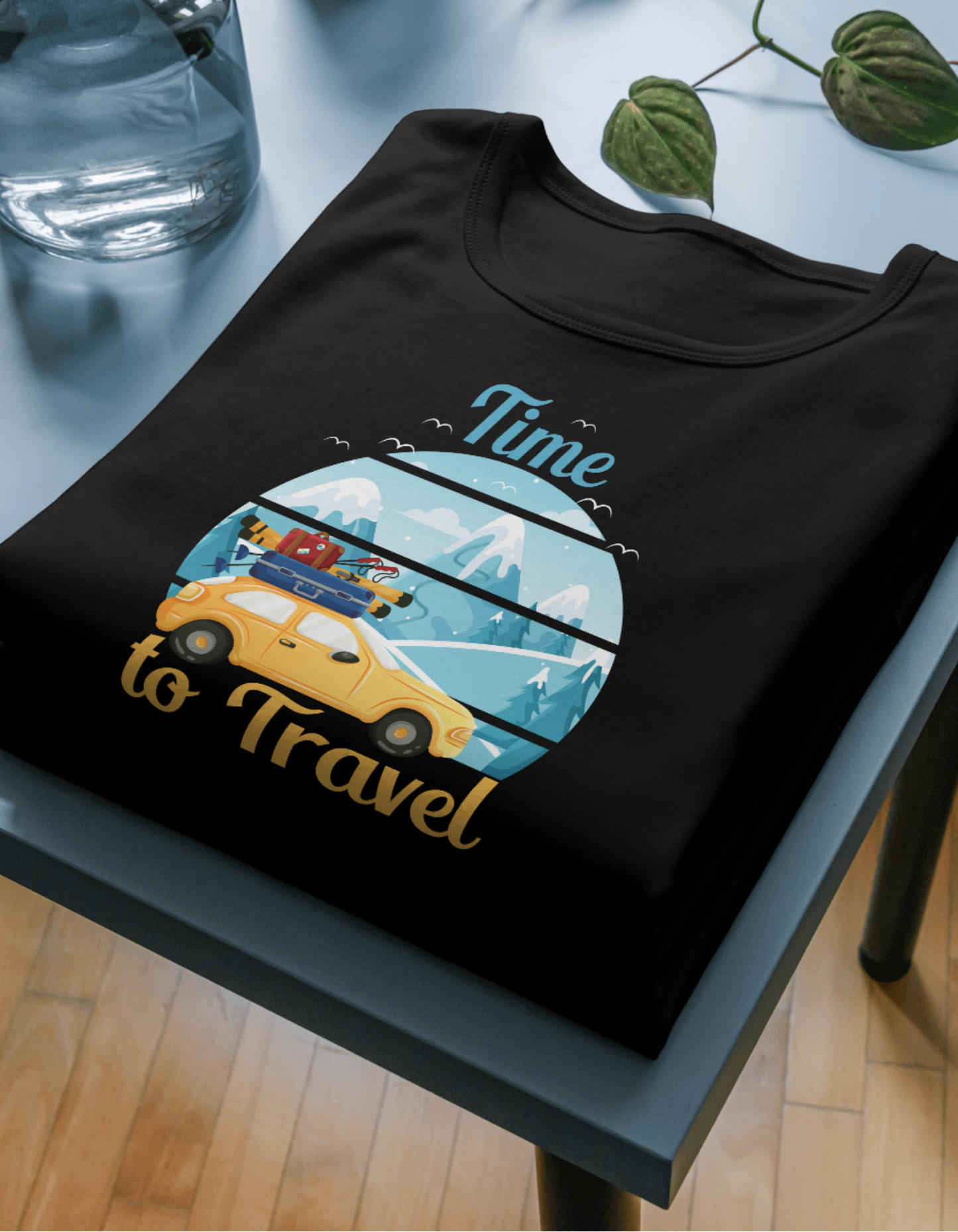 Time To Travel Unisex Half Sleeve T-Shirt