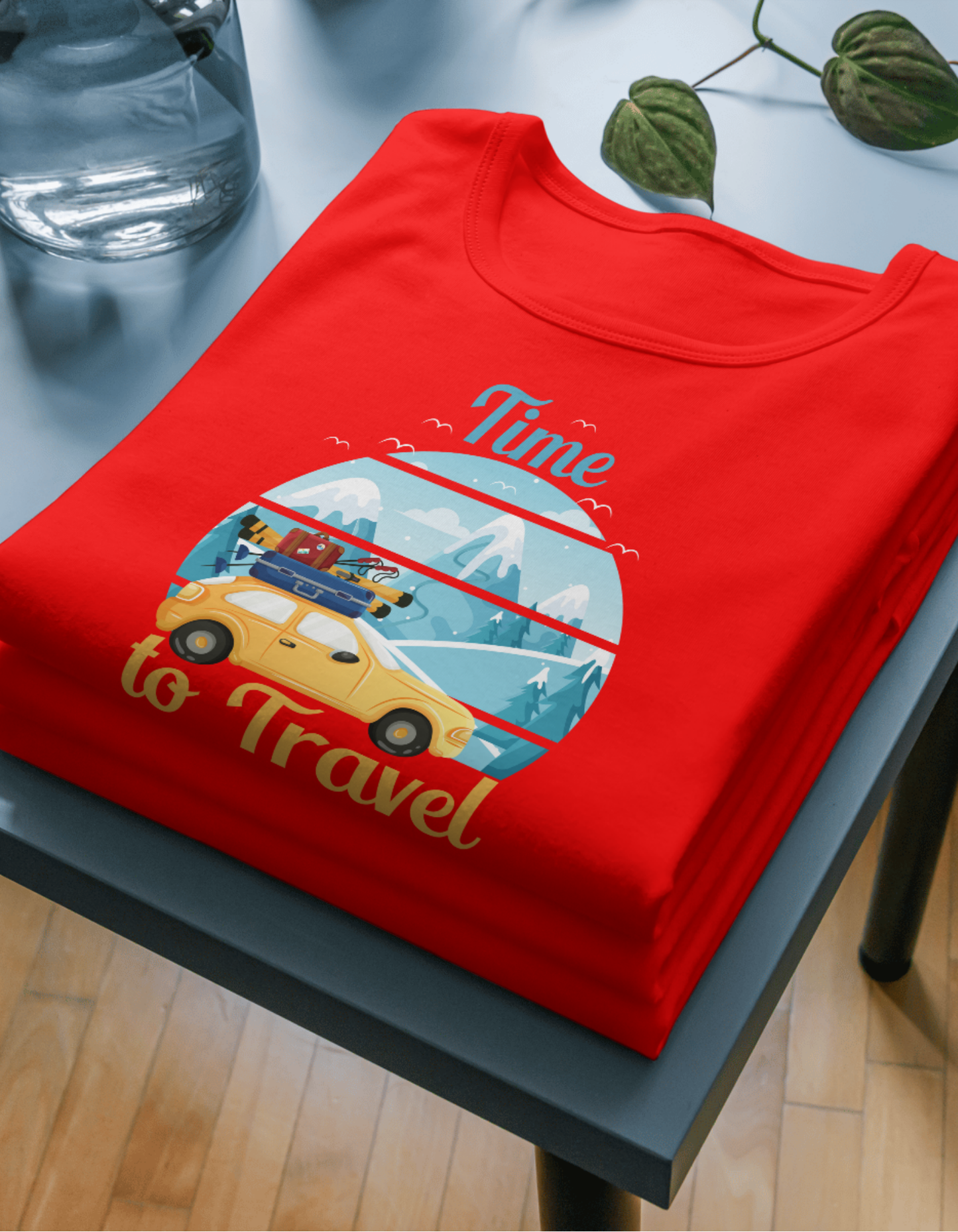 Time To Travel Unisex Half Sleeve T-Shirt
