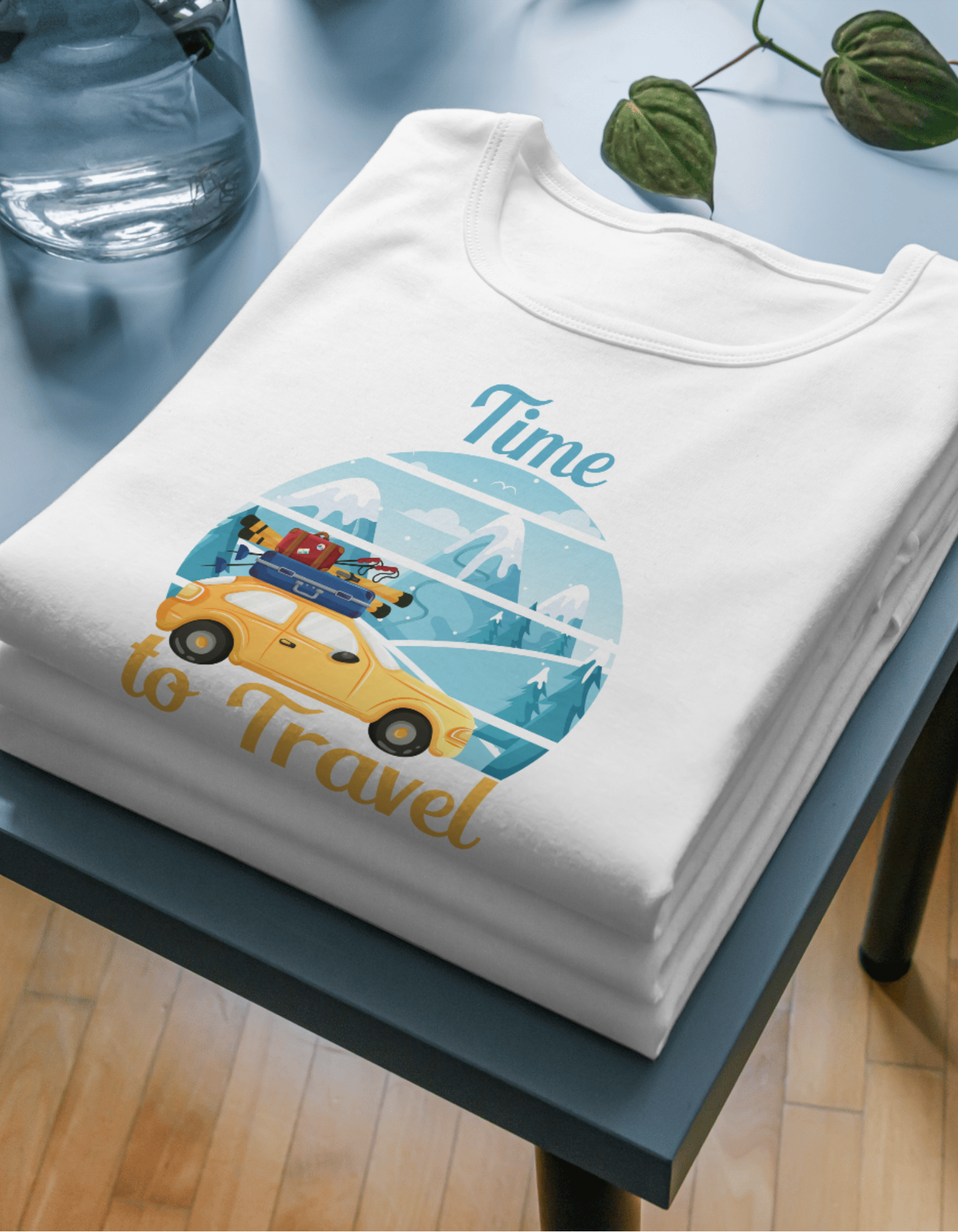 Time To Travel Unisex Half Sleeve T-Shirt